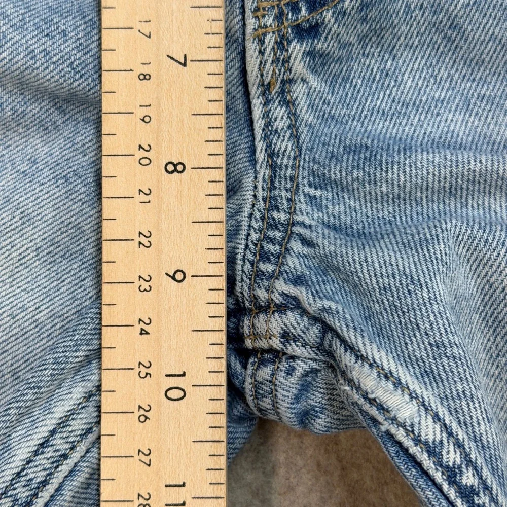 Gap Jeans Girls 16 Slim Low Stride Blue Baggy Distressed Y2K Skater Streetwear